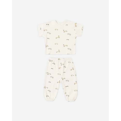 Jersey Tee + Pant Set Race Car