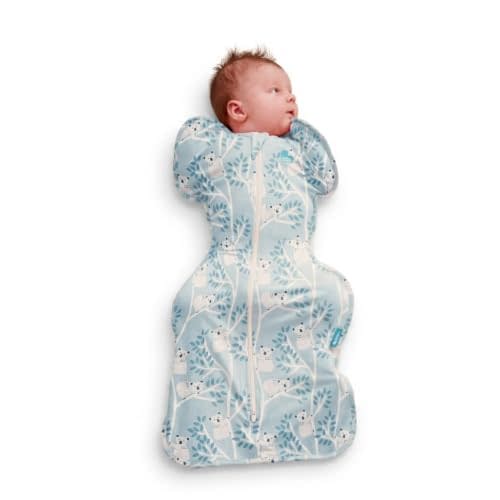 Love to Dream Swaddle UP, Baby Sleep Sack, Self-Soothing Swaddles for Newborns, Improves Sleep, Secure Fit Helps Calm Startle Reflex, New Born Essentials for Baby, 1.0 TOG, 5-8.5 lbs, Mini Koalas