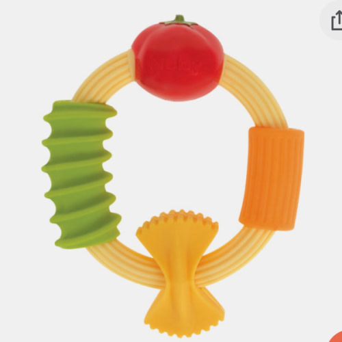 Pasta Silicone Teething Ring