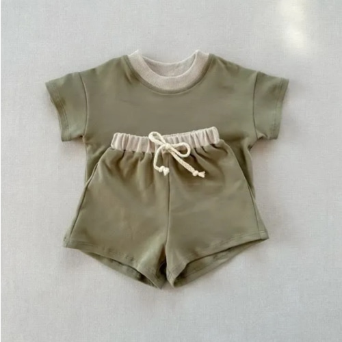 Baby 2-Piece Soft Sweatsuit Loose Set