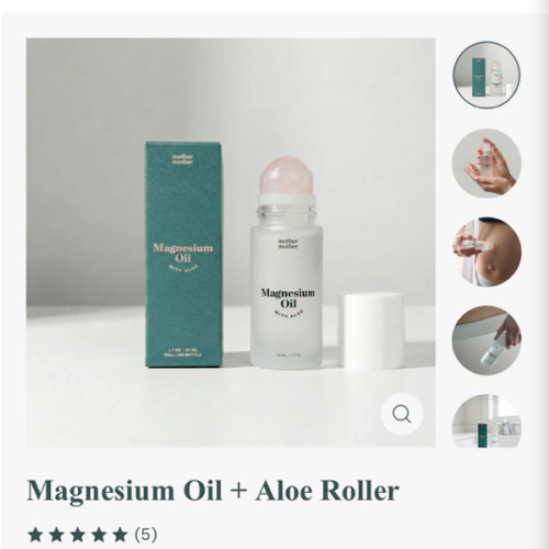 Magnesium Oil + Aloe Roller