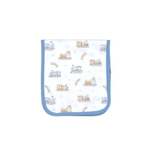 Choo Choo Pima Burp Cloth