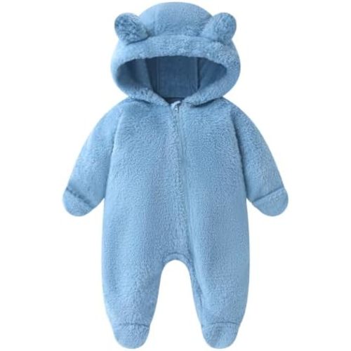JiAmy Baby Girl Outfit Newborn Winter Snowsuit Clothes Fleece Animal