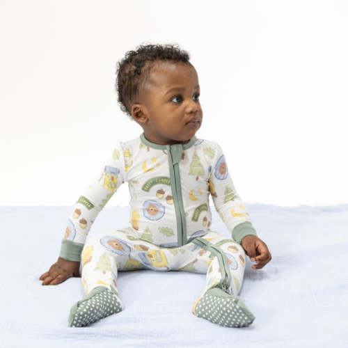 Camping Blue - Convertible Romper