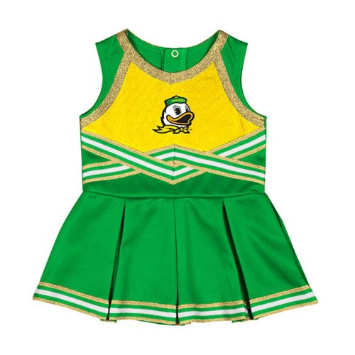 Infant Green and Yellow Colosseum Mascot Cheer Dress