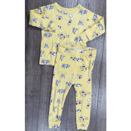 Baby Girl Boy Clothes Gap 18-24 Month 2pc Yellow Pooh Pj's
