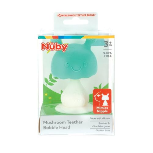 Nuby Silicone Bobble Head Teether for Babies