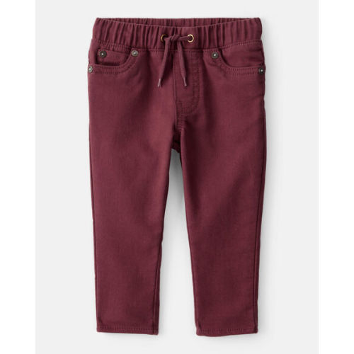 Baby Boy  Pull-On Slim Fit Pants - Red - OshKosh B'gosh | Carter's