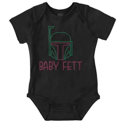 Brisco Brands Galactic Bounty Hunter Babies Cute Baby Romper Boys or Girls