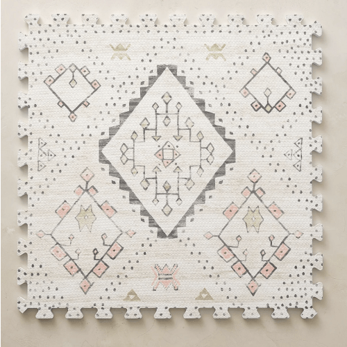 Pink and Grey (Oat) Foam Play Mat | Ula - Little Nomad | House of Noa (8x10)
