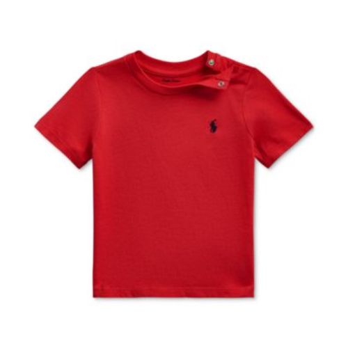 Baby Boys Cotton Crewneck Embroidered Pony T-Shirt