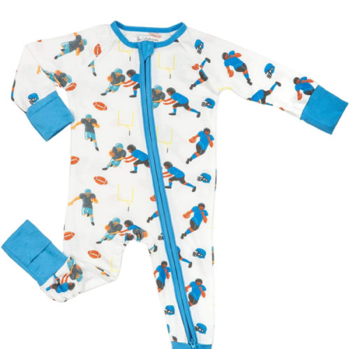 LollyBanks Baby Pajamas, Long Sleeve Baby Romper with 2-Way Zipper, 95% Viscose from Bamboo and 5% Spandex, Infant Sleepers