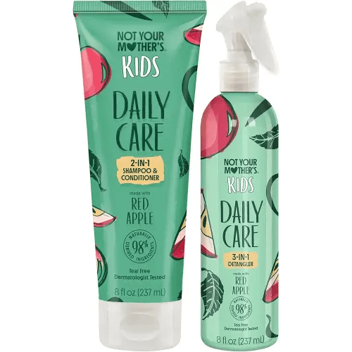 Not Your Mother's Kids Daily Care 2-In-1 Shampoo & Conditioner and 3-In-1 Detangler (2-Pack) - Hair Products for Kids - Ideal for All Hair Types