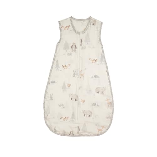 bloomSTAR Baby Sleep Sack Muslin Cotton 0-6 Monthes Lightweight Infant Wearable Blanket 0.5 Tog Swaddle Toddler Sleeping Bag Sleeveless Grey Unisex 6-12M 9M Soft Summer Breathable Nursery Vest Bag Kid