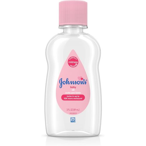 Johnson's Baby Oil, Pure Mineral Oil, Original Scent, 20 fl. oz