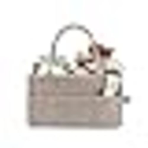 Parker Baby Diaper Caddy - Nursery Storage Bin and Car Organizer for Diapers and Baby Wipes - Oatmeal, Regular