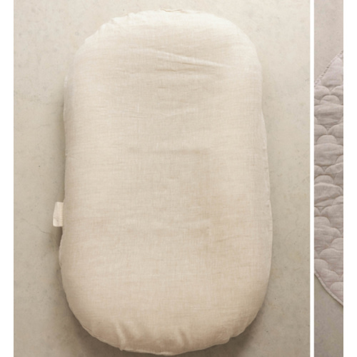 Baby Lounger Nest + Natural Linen Cover | Natural Comfort – Linen Label