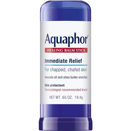 Aquaphor Healing Balm Stick, Skin Protectant, 0.65 OZ | Body Balm Protectant with Avocado Oil and Shea Butter for Chapped or Chafed Skin, Paraben and Fragrance Free