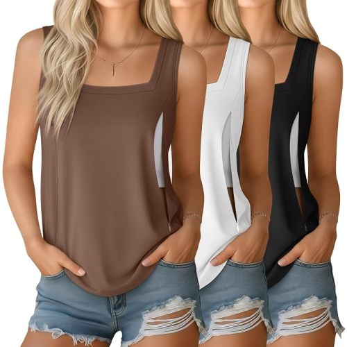 3 Pack Women's Maternity Nursing Tank Tops