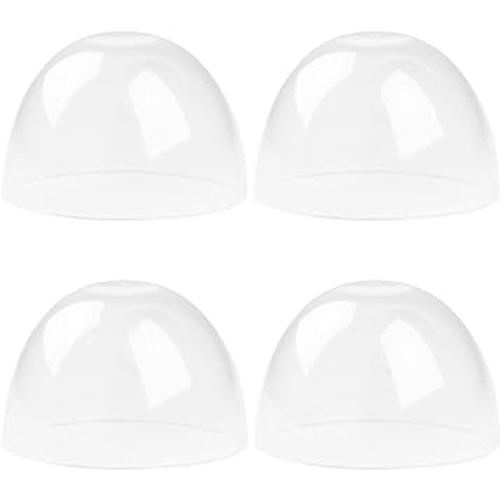 Baby Bottle Replacement Caps for Philips Avent Natural Bottles, Compatible Bottle Lid for Avent Natural Plastic and Glass Bottles, Soft and Safe PP, 4 Count