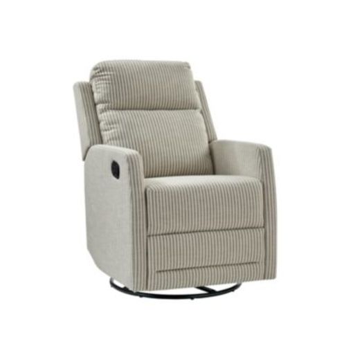 Coral Modern Ergonomic Swivel Rocker Manual Recliner