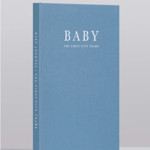Birth To Five Years Baby Journal - Blue - Write To Me US