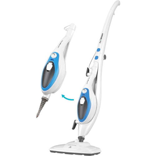 PurSteam 10-in-1 Steam Mop with Handheld Steamer, Carpet Glider & Clean Attachments for Tile & Hardwood Floors