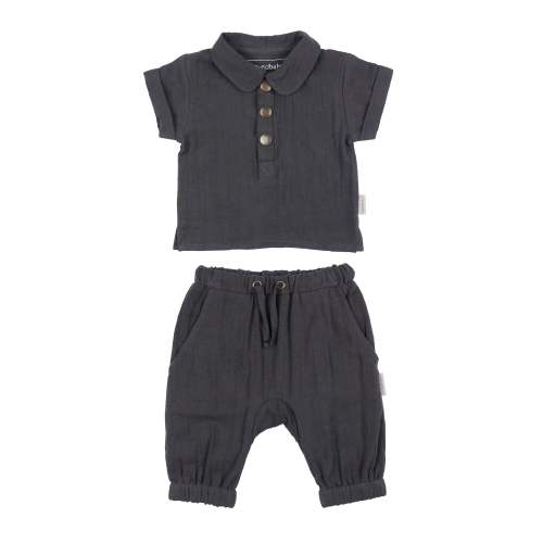 Chia Seed | Organic Muslin Tee & Harem Pant Set – L'ovedbaby