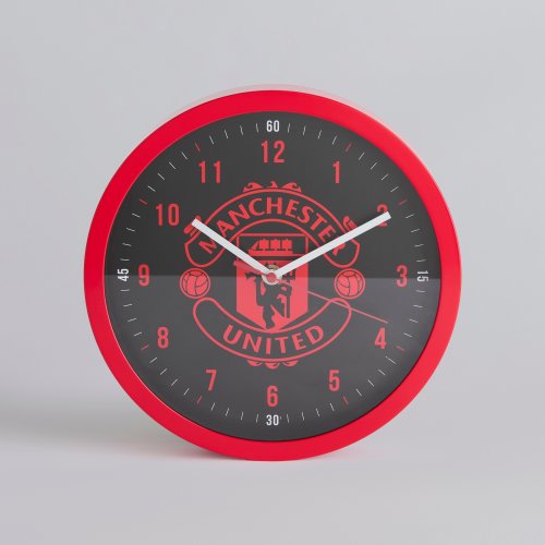 Manchester United Wall Clock Black