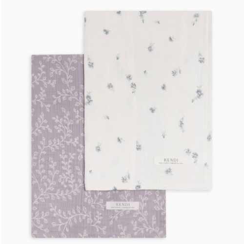 2-Pack Muslin Burp Cloths