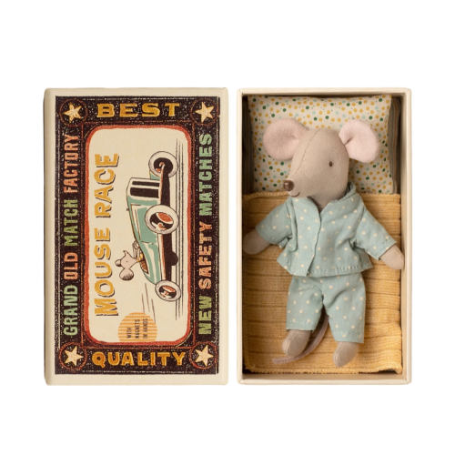 Little brother mouse in matchbox - Maileg USA