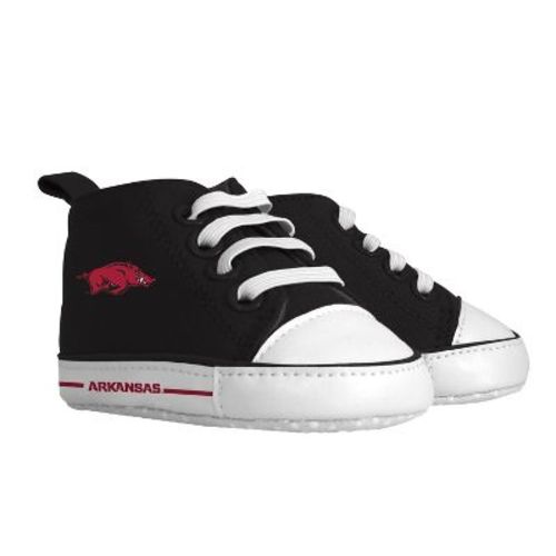 Baby Fanatic Unisex High-Top Pre-Walkers Baby Shoes - NCAA Arkansas Razorbacks Fan Gear