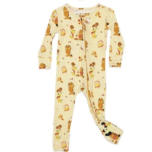 Bellabu Bear Garfield: The Movie Rayon from Bamboo Convertible Footie for Baby Boys & Girls