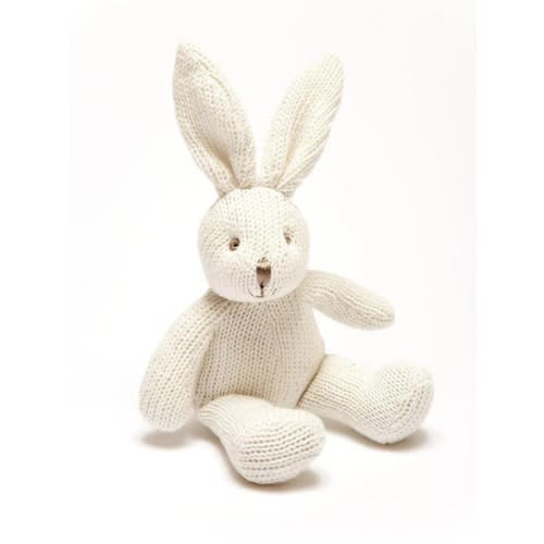 Knitted Bunny Rattle