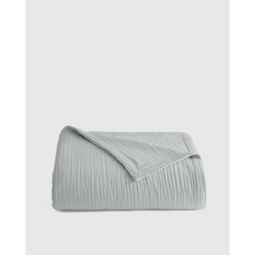 100% Organic Cotton Gauze Blanket | Quince in Dune