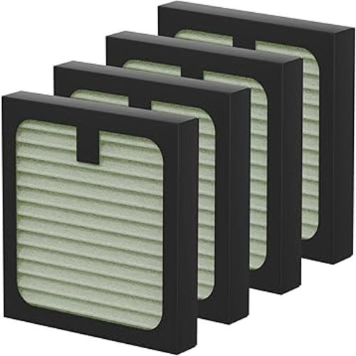 Pro HEPA Replacement Filter Compatible with Baby Brezza Baby Bottle Washer Pro, Air Clean Dust, 4-Pack