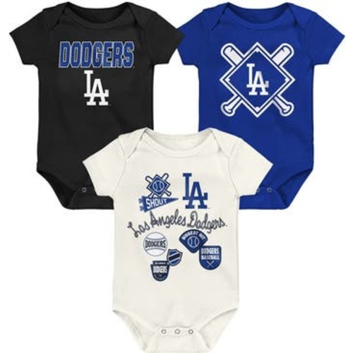 Infant Outerstuff Los Angeles Dodgers Home Plate 3-Piece Creeper Set, 12M