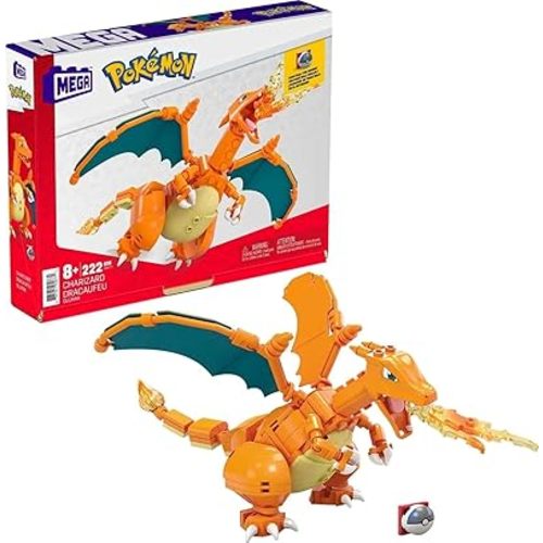 MEGA Pokémon Building Toys Set Charizard with 222 Pieces