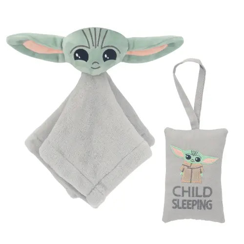 Star Wars The Child/Baby Yoda Security Blanket/Door Pillow Gift Set – Lambs & Ivy