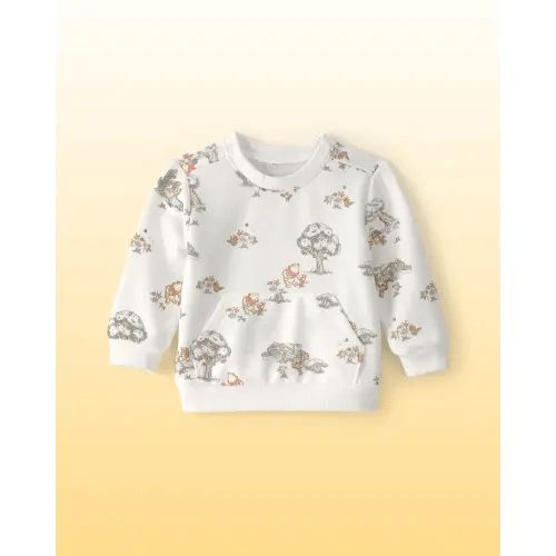 Baby Disney© Winnie the Pooh French Terry Pullover Sweatshirt - White - OshKosh B'gosh | Carter's