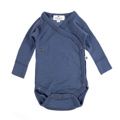 Lille Barn Long Sleeve Wool Wrap Bodysuit — Merino Wool - Vintage Indi – Treehouse Circular