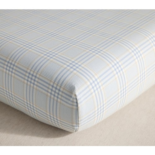 Bria Hammel Plaid Organic Crib Fitted Sheet
