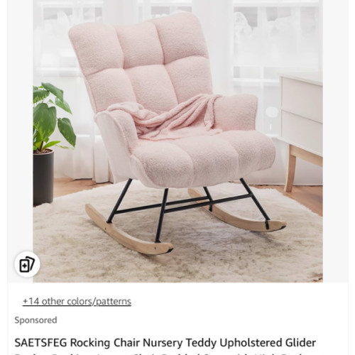 Amazon.com : pink rocking chair