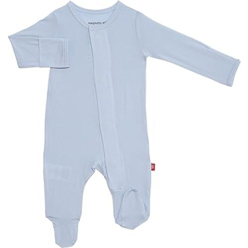 Magnetic Me Footie Pajamas Soft Modal Baby Sleepwear with Quick Magnetic Fastener | Boys and Girls Sleeper Preemie-24 Months