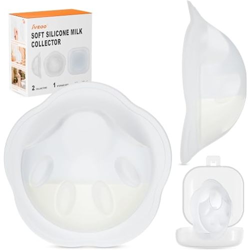 2pcs Milk Collectors for Breastfeeding Silicone Breastmilk Catcher