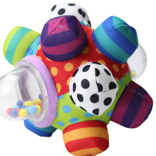 Developmental Bumpy Ball Toy, Newborn Baby Infant Toys 0-3 Months, Help Develop Motor Skills and Brain Nerves, Sensory Baby Toys 3-6 4 5 6 7 8 9 10 11 12 Months 6.7"