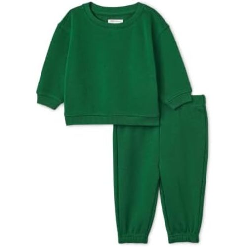 Amazon Essentials x Sofia Grainge Unisex Toddlers and Babies' Sweatshirt & Sweatpant Set