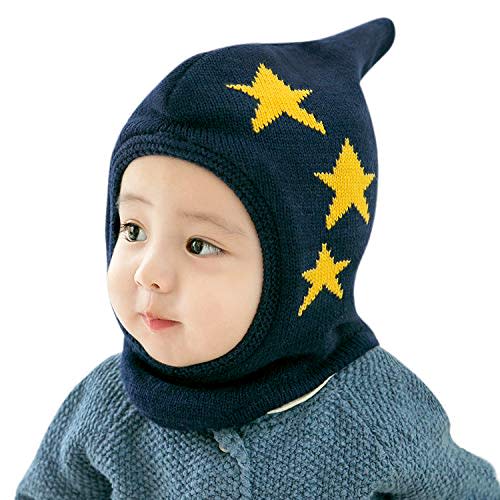 Baby Winter Hat Scarf Set, Unisex Infant Toddler Kids Hat Scarf