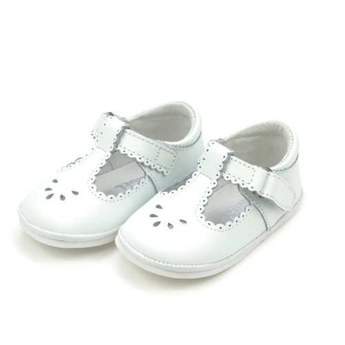 Dottie Scalloped T-Strap Mary Jane (Baby)