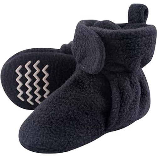 Hudson Baby Unisex-Baby Cozy Fleece BootiesSlipper Sock 0-6M